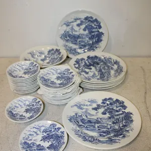 Wedgewood Countryside Blue Transferware Dinnerware