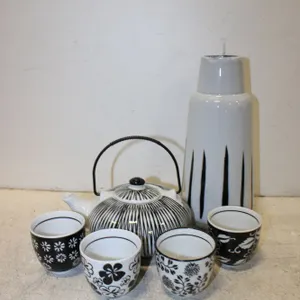 Teapot, Cups & Vase