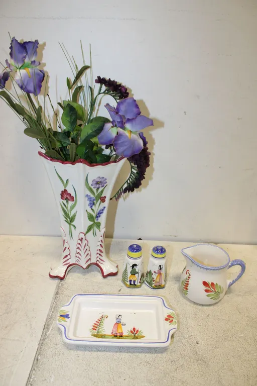 French Faience Quimper Pottery