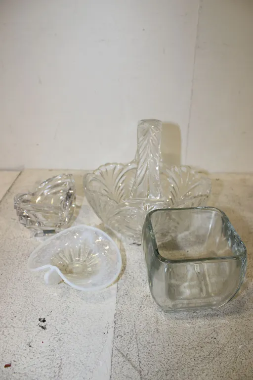 Glass Bowls & Basket