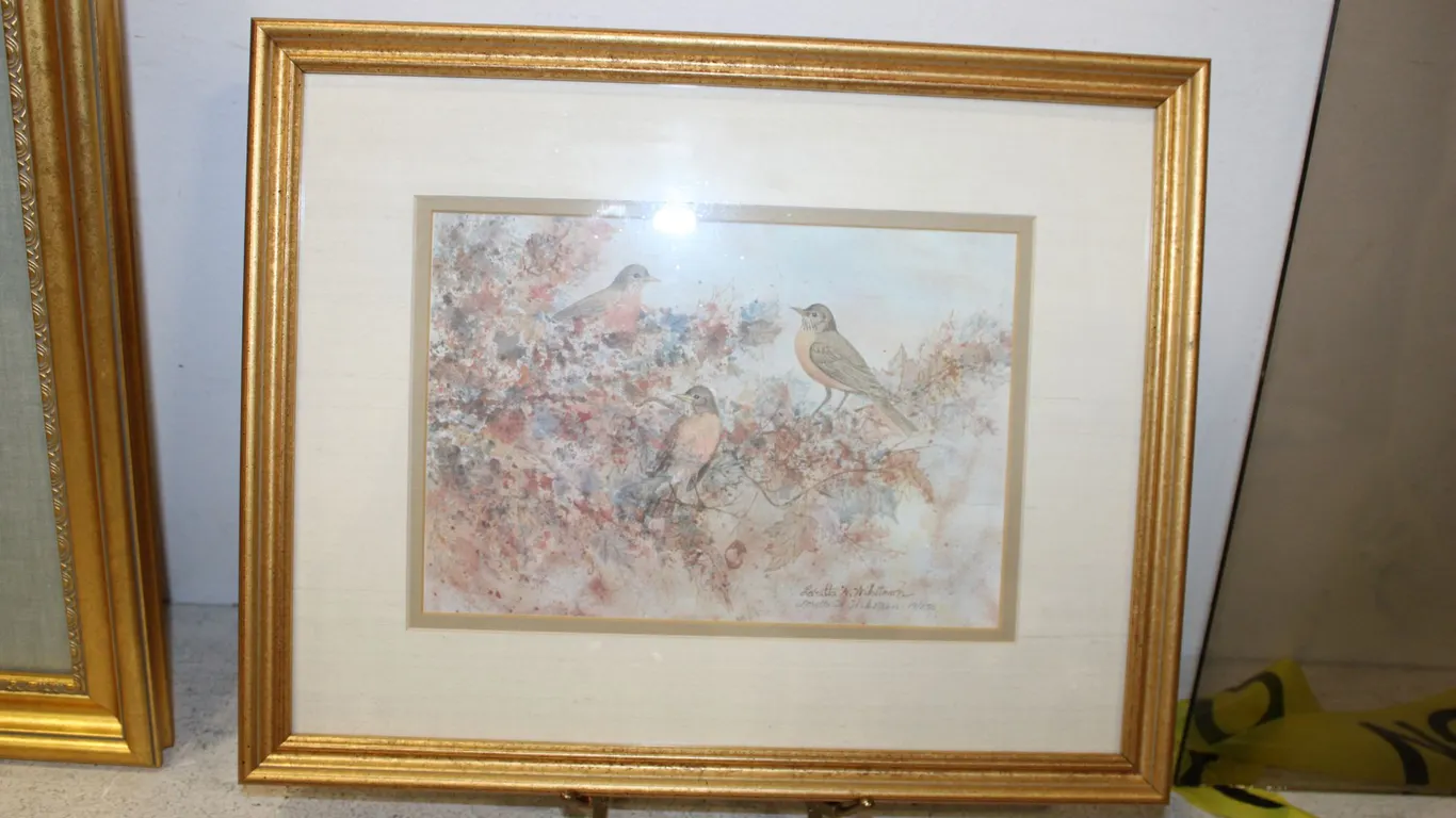 Loretta W. Whitstrom Bird Botanical Print
