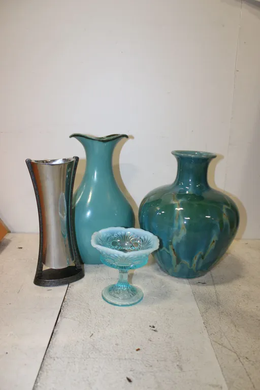 Vases & Glass Compote
