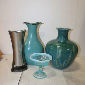 Vases & Glass Compote