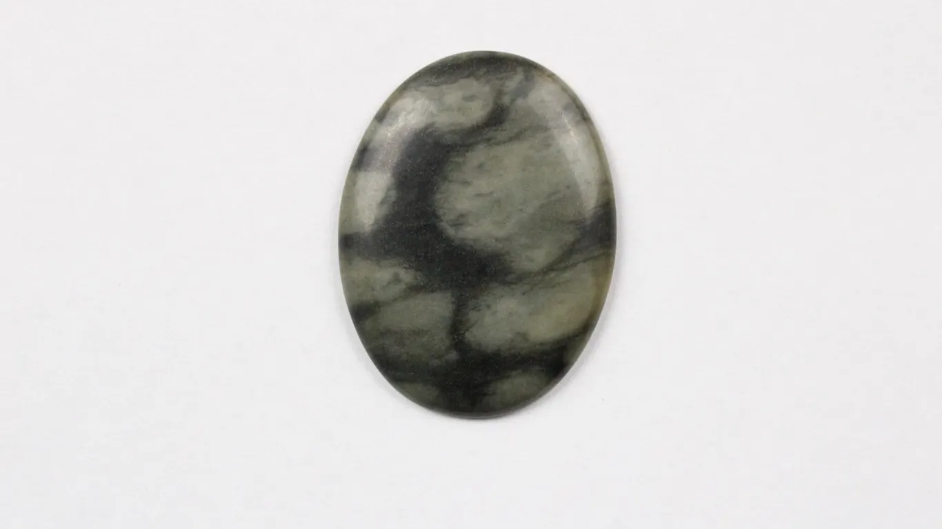 Jasper Cabochon, 39 mm x 29 mm