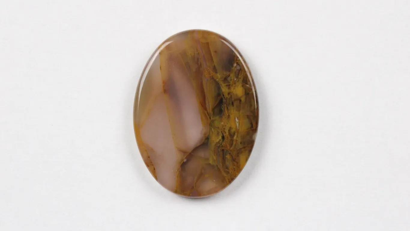 Agate Cabochon, 41 mm x 31 mm