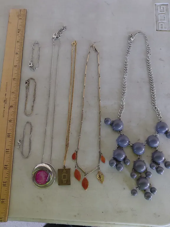 7 Assorted Necklaces-Avon, Sarah Cov., Etc.