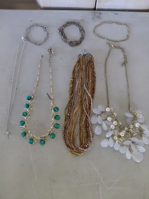 7 Assorted Necklaces-Coro, Emmons, Etc.