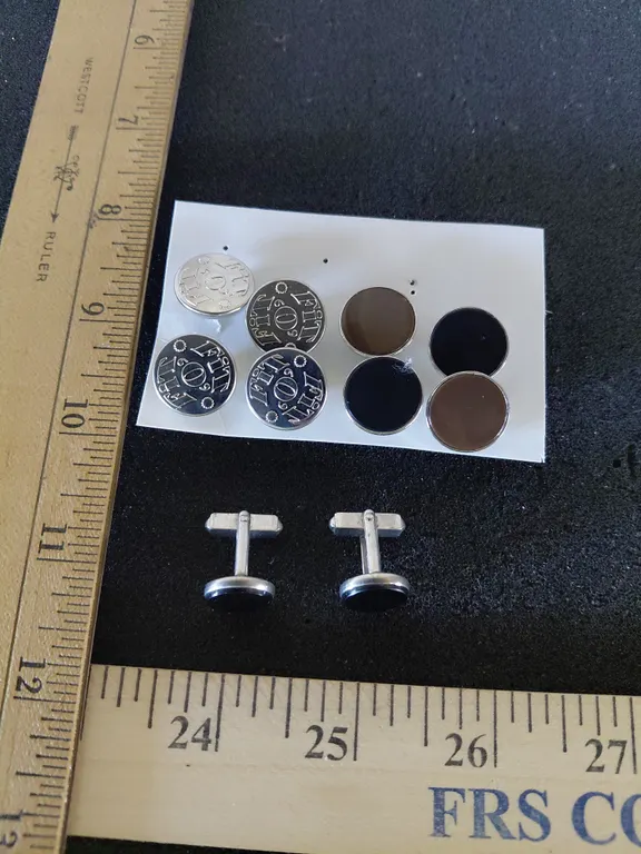 4 Sets Mens Pins & 2 Pair Cufflinks