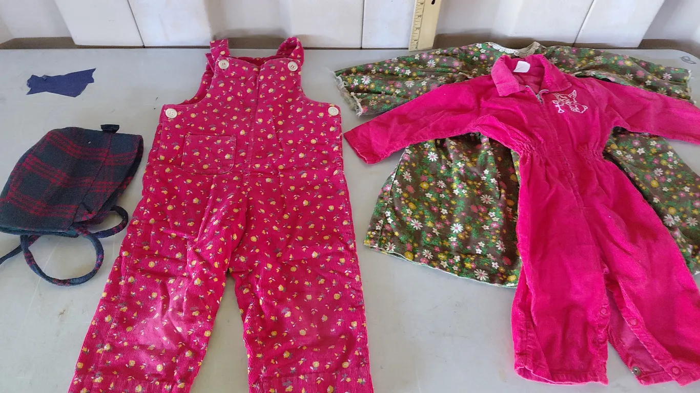 Vintage Small Child Clothing, Dress Appears To Be Handmade