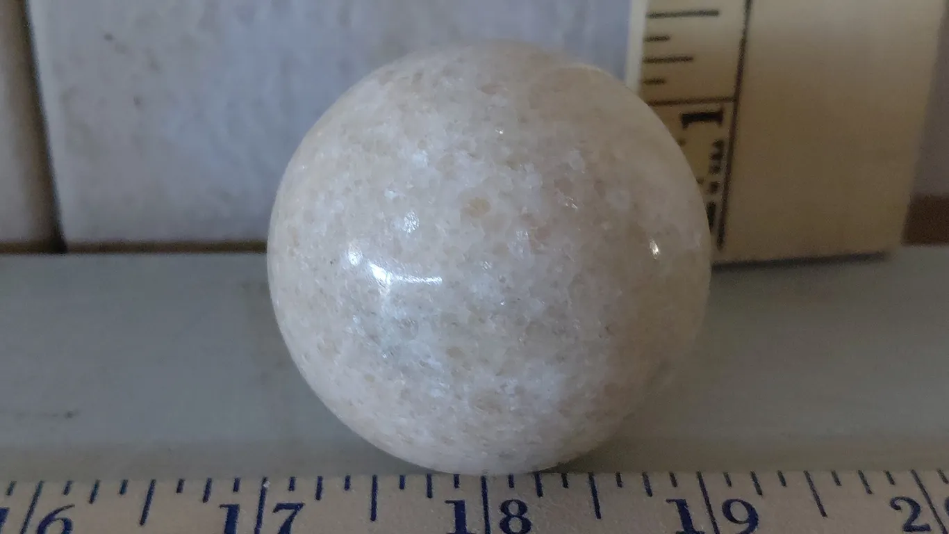 Peach Moonstone Sphere