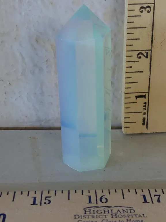 Opalite Tower Point Crystal 3.5" Tall