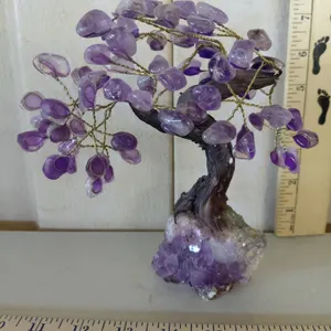 Amethyst Bonsai Tree On Amethyst Base