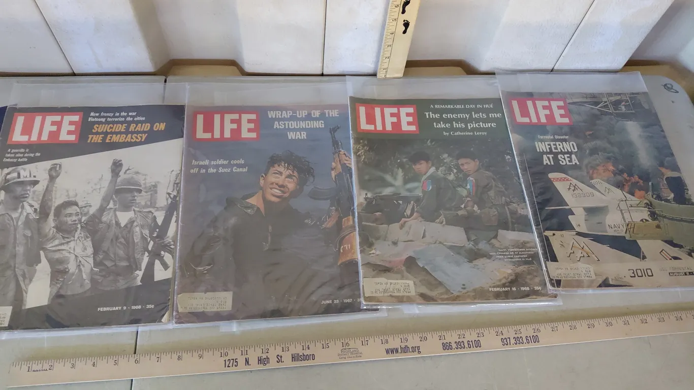 1960s Life Magazines-Suicide Raid On The Embassy, Wrap Up Of The Astounding War, The Enemy Lets Me T