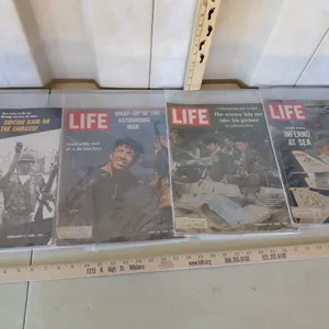 1960s Life Magazines-Suicide Raid On The Embassy, Wrap Up Of The Astounding War, The Enemy Lets Me T