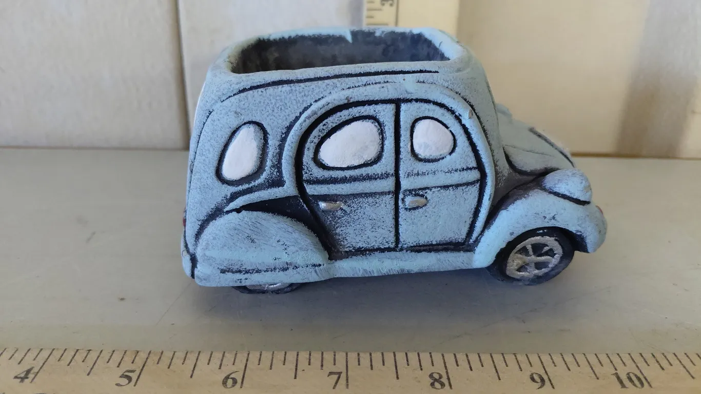 Pottery Car Planter 5.5"X4"X2.5"