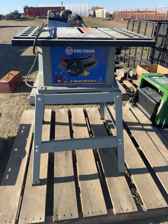 King 10” table saw on stand