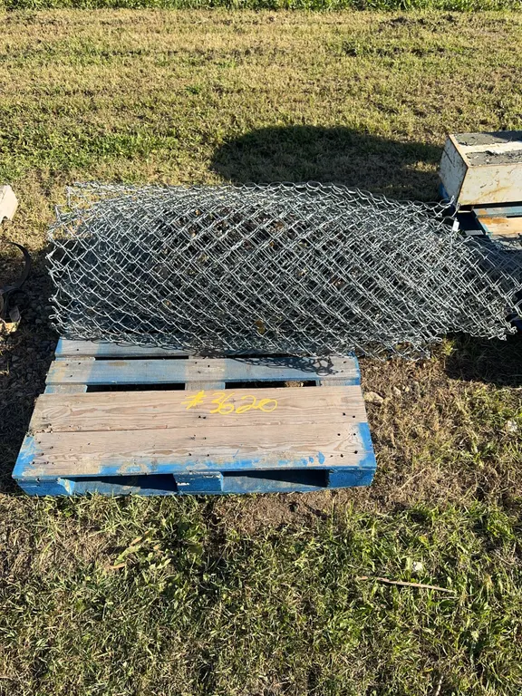 Roll of chain-link fencing