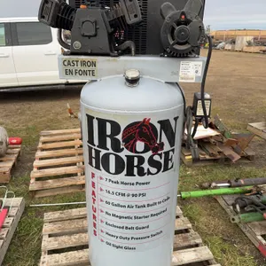 Iron Horse 7hp air compressor - works but has a hole in the bottom of the tank