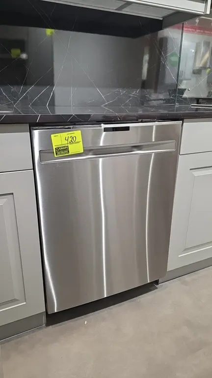 GE Profile PDP715SYN4FS 24" built-in dishwasher. Features stainless steel exterior, top controls, pocket handle, stainless steel tub, 3-rack design, a