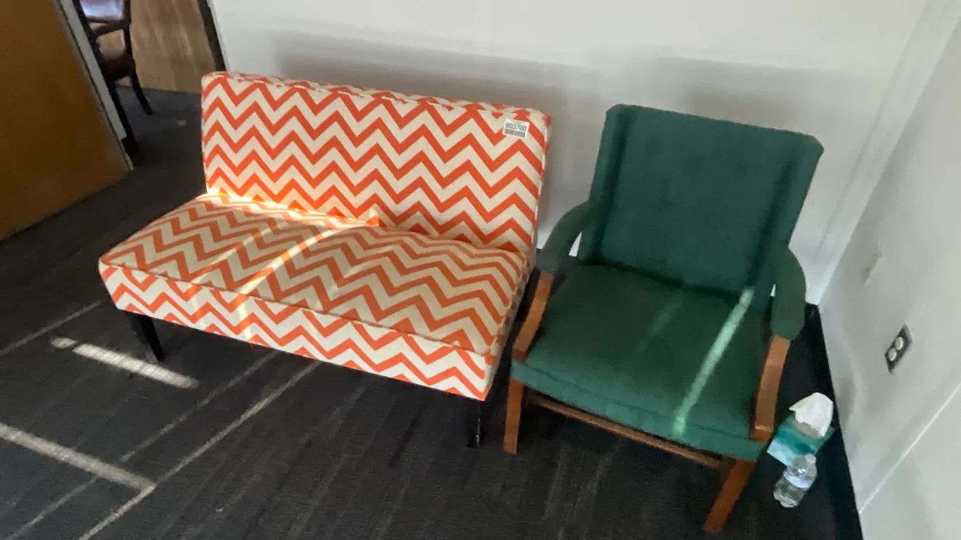 OFFICE COUCH & CHAIR