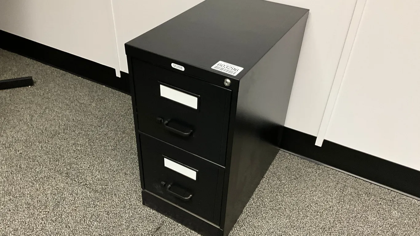 2-DRAWER METAL FILE CABINET