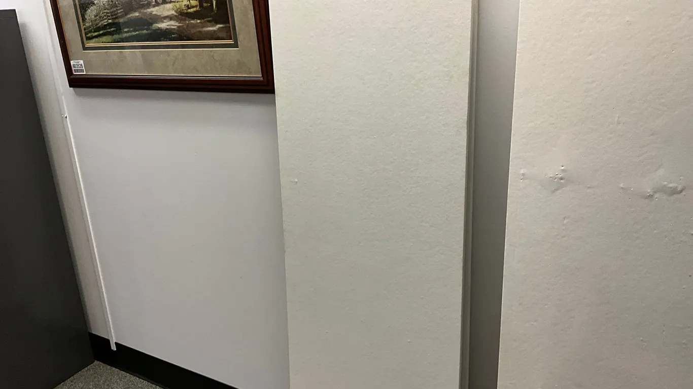 70" L X 24" H CLOTH CORK BOARD