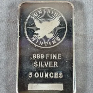 5 oz. Bar .999 Silver Sunshine Mint