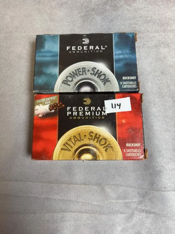 (2) 5 Round Boxes of Federal 00 Buckshot 9 Pellets