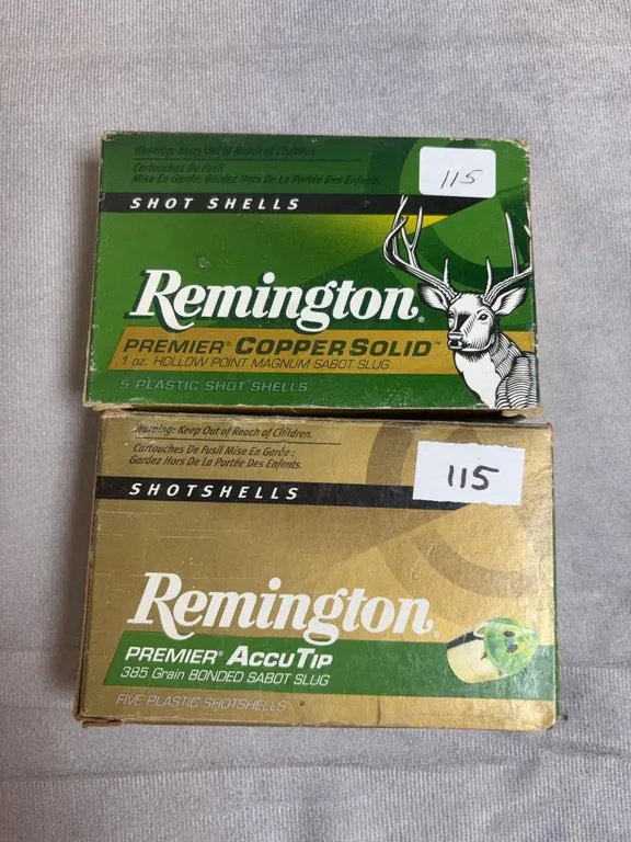 (2) 5 Round Boxes of Remington 12 GA Ammo