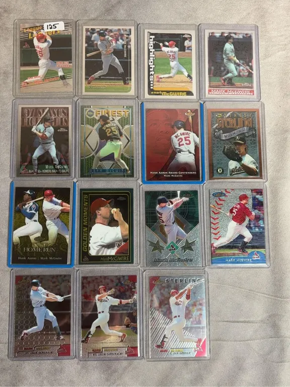(15) Mark McGwire Baseball Cards