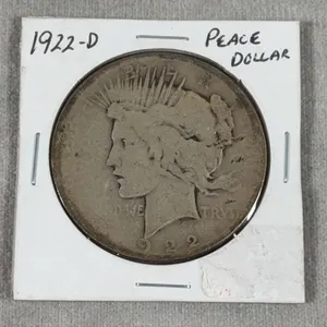 1922-D Peace Dollar 90% Silver