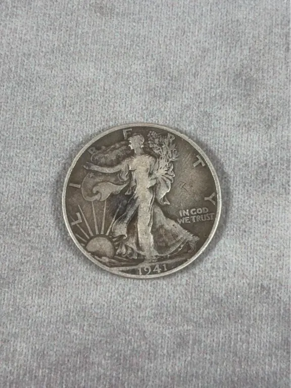 1941-D Walking Liberty Half 90% Silver