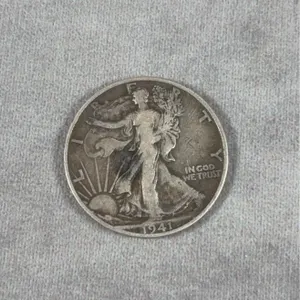 1941-D Walking Liberty Half 90% Silver