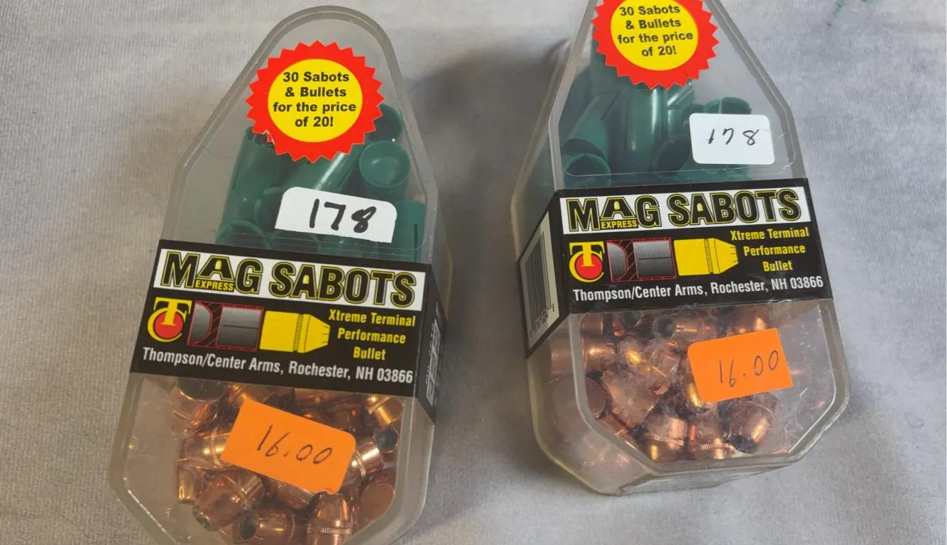 (2) Thompson Center Mag Sabots 180 Gr. 30 pk. 50 Cal