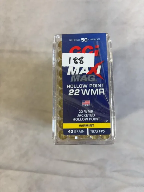 (3) 50 Round Boxes of CCI Maxi Mag 22 Mag Hollow Points