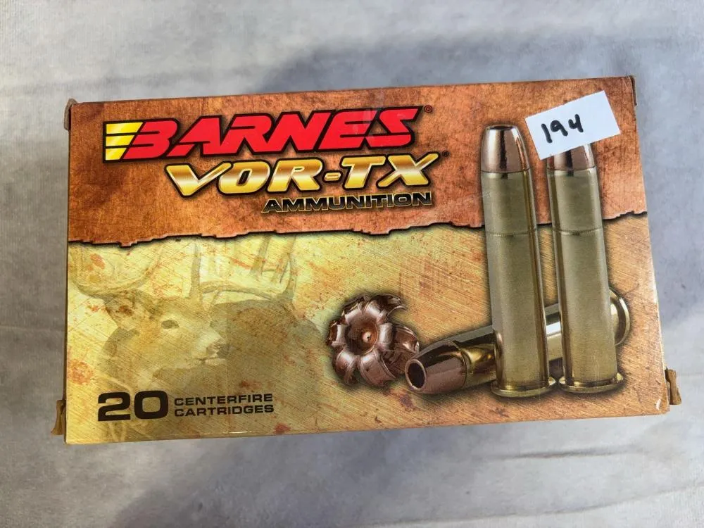 (2) 20 Round Boxes of Barnes Vor-tx 45/70 300 Gr. T5X-FN
