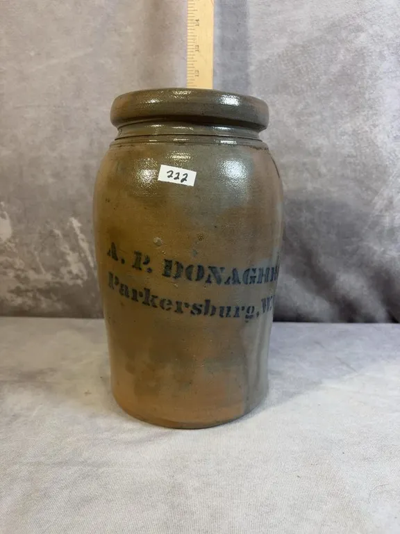 A.P. Donaghha Parkersburg, WV Crock