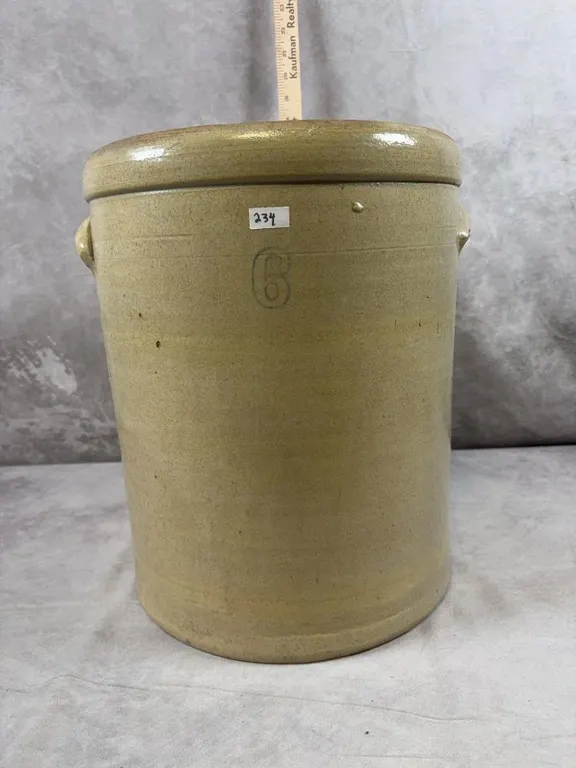 6 Gallon Stoneware Crock