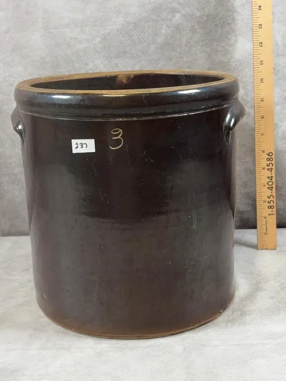 3 Gallon Albany Type Slip Crock