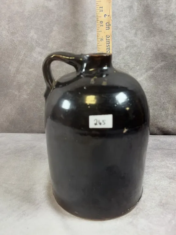 Dark Brown Albany Jug. Possible RRP. Very Good Condition No cracks or chips. Circa 1880-1910