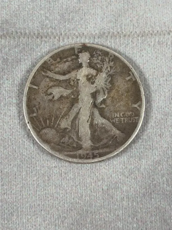 1945 Walking Liberty Half