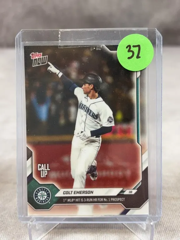 2026 Topps Now Colt Emerson "Call Up" 1st Hit, 3 Run Homerun