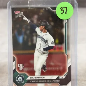 2026 Topps Now Colt Emerson "Call Up" 1st Hit, 3 Run Homerun
