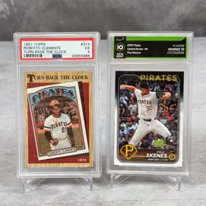 2024 Paul Skenes & 1987 Roberto Clemente Cards