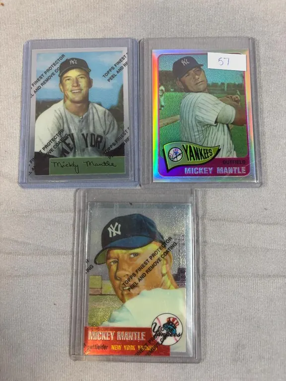 1996 Topps Mickey Mantle Reprint Lot