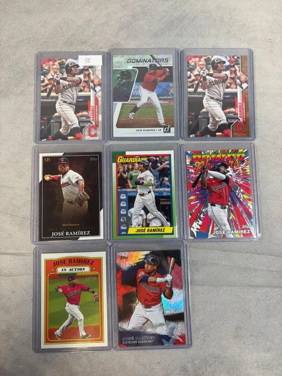(8) Card Jose Ramirez Lot