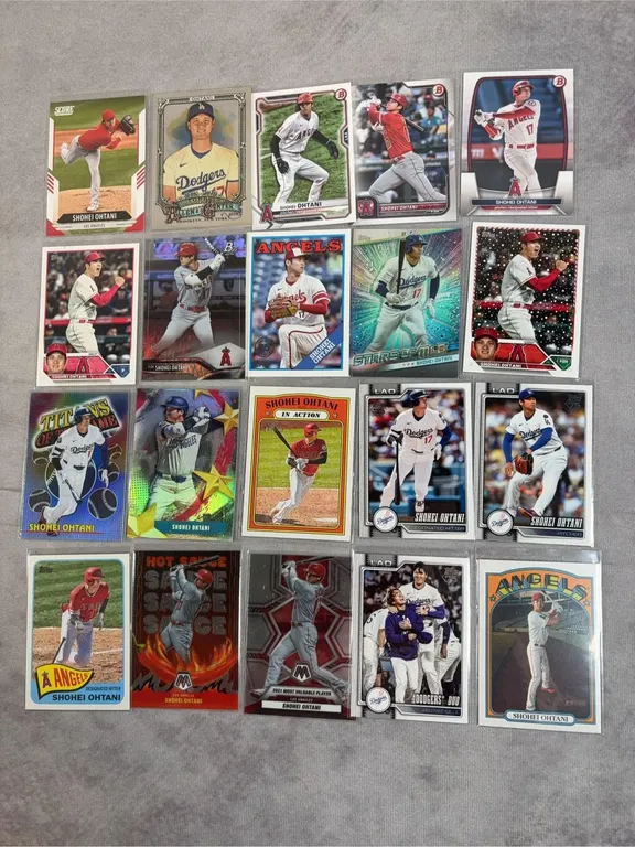 (20) Card lot of Misc. Sho-time Cards Including Chromes, Inserts etc. of the hottest player in baseball