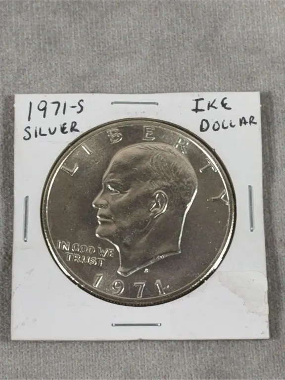 1971- S Ike Dollar 40% Silver