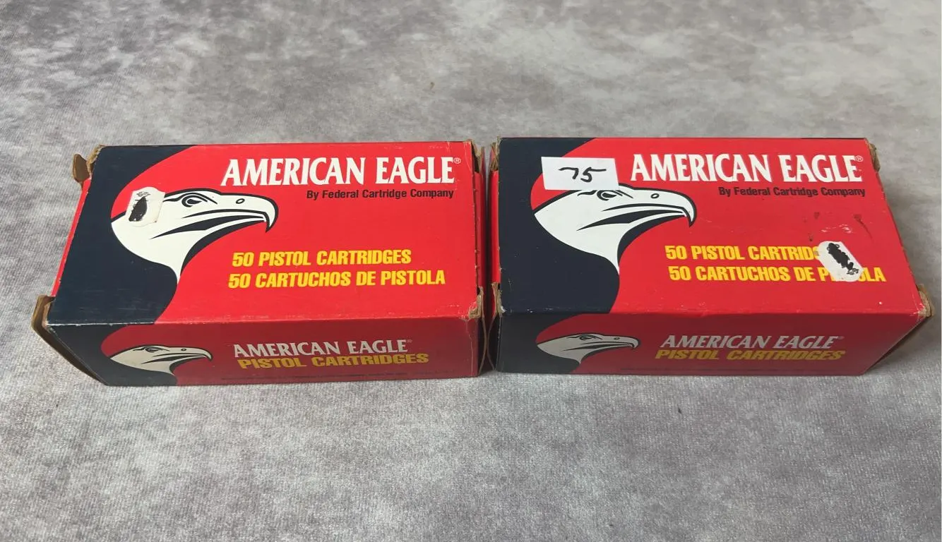 (2) 50 Round Boxes of American Eagle 38 Special 130 Gr. FMJ