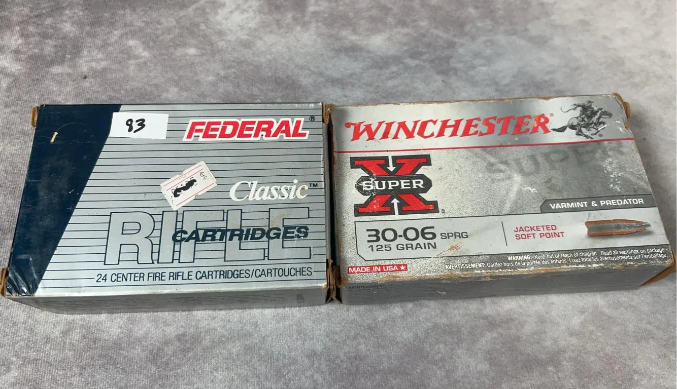 (2) Boxes of 30-06 Ammo
